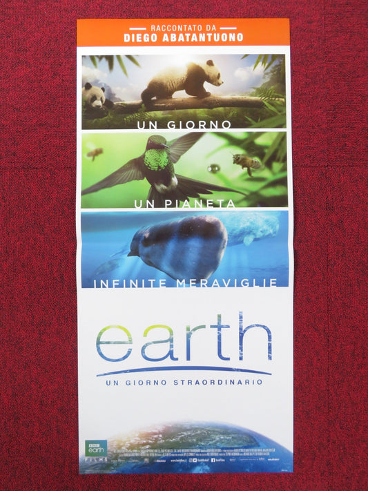 EARTH: ONE AMAZING DAY ITALIAN LOCANDINA POSTER ROBERT REDFORD JACKIE CHAN 2017 Rendezvous Cinema Movie posters