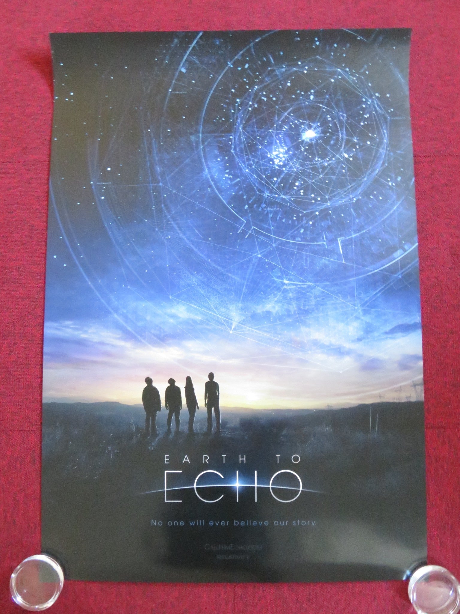 EARTH TO ECHO US ONE SHEET ROLLED POSTER TEO HALM ASTRO REESE HARTWIG 2014 Rendezvous Cinema Movie posters