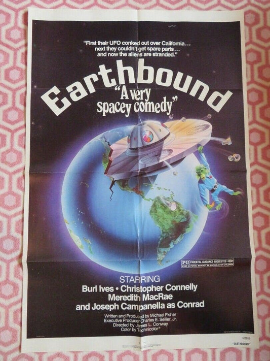 EARTHBOUND US ONE SHEET POSTER BURL IVES CHRISTOPHER CONNELLY 1981 Movie posters