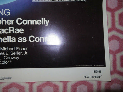 EARTHBOUND US ONE SHEET POSTER BURL IVES CHRISTOPHER CONNELLY 1981 Movie posters