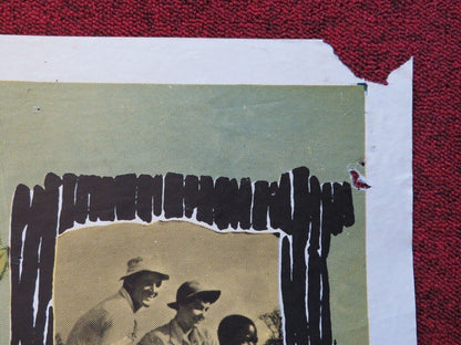EAST OF KILIMANJARO FOLDED US ONE SHEET POSTER MARSHALL THOMPSON GABY ANDRE 1962 Movie posters