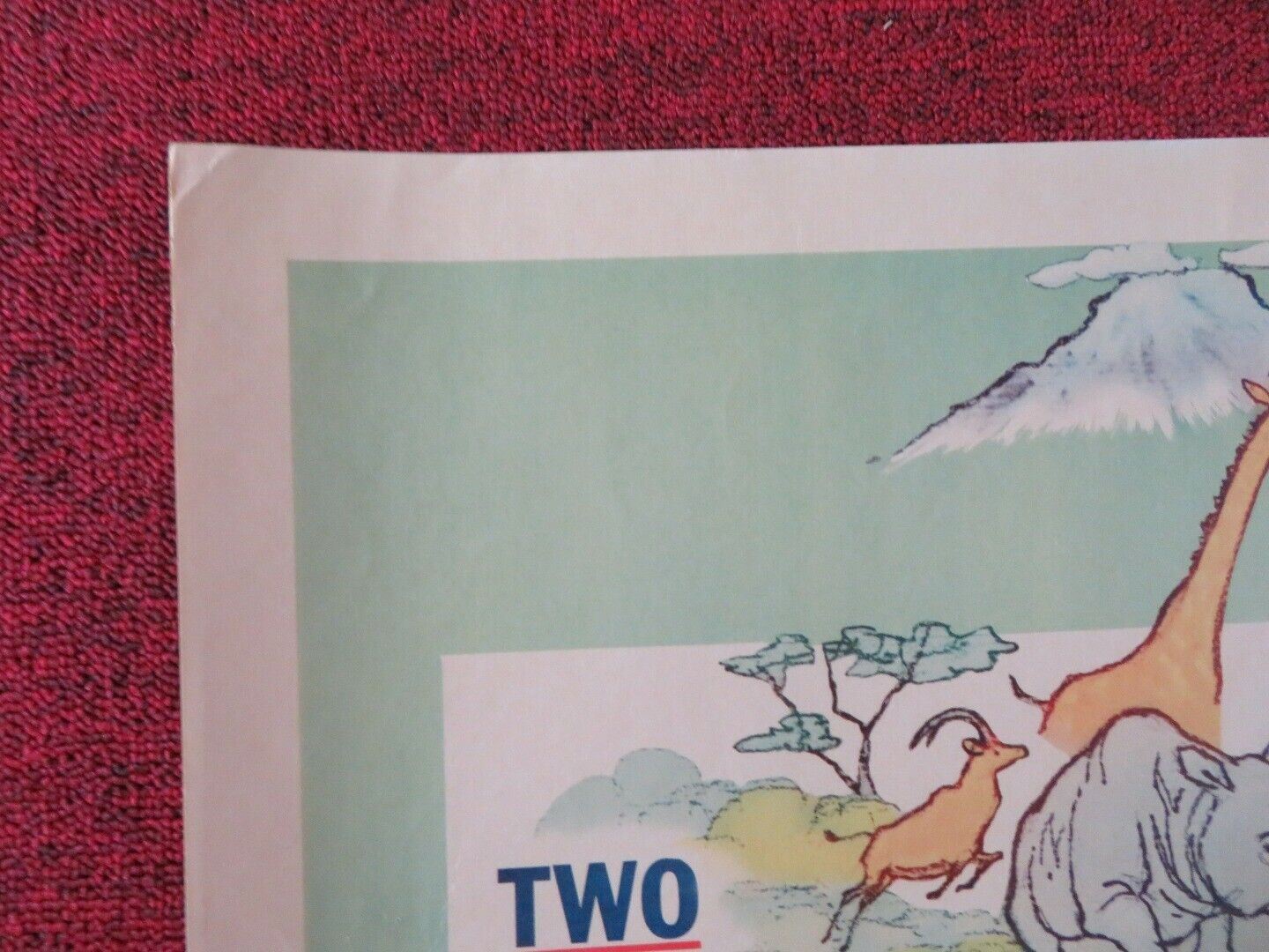 EAST OF KILIMANJARO US HALF SHEET (22"x 28") POSTER MARSHALL THOMPSON 1962 Movie posters