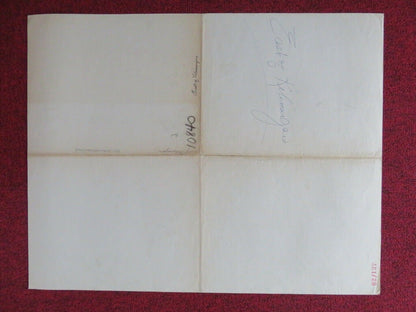 EAST OF KILIMANJARO US HALF SHEET (22"x 28") POSTER MARSHALL THOMPSON 1962 Movie posters