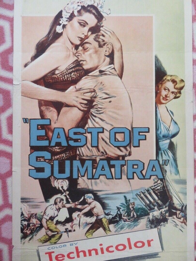 EAST OF SUMATRA US INSERT (14"x 36") POSTER JEFF CHANDLER MARILYN MAXWELL 1953 - Rendezvous Cinema