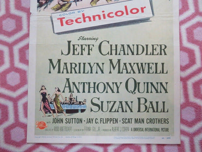 EAST OF SUMATRA US INSERT (14"x 36") POSTER JEFF CHANDLER MARILYN MAXWELL 1953 - Rendezvous Cinema