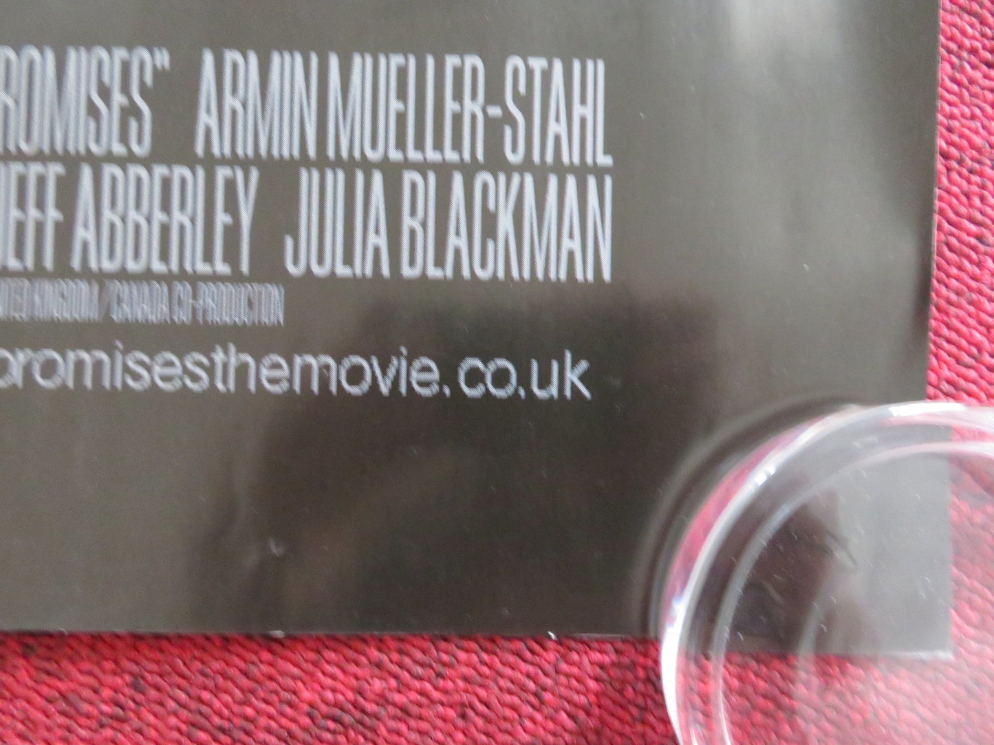 EASTERN PROMISES UK QUAD ROLLED POSTER CRONENBERG VIGGO MORTENSEN WATTS 2007 Rendezvous Cinema Movie posters