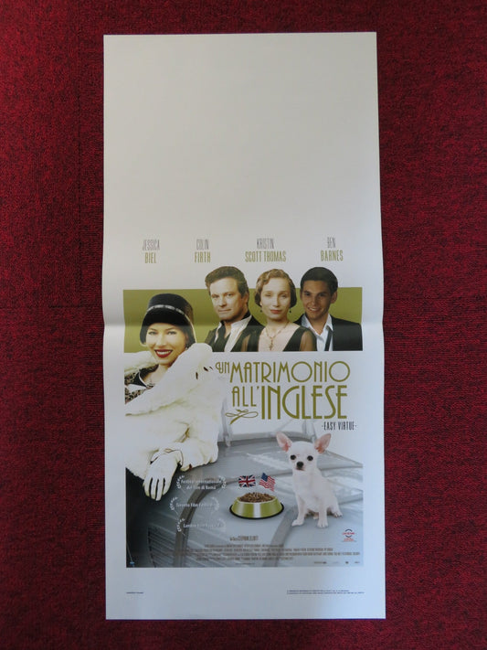 EASY VIRTUE ITALIAN LOCANDINA POSTER JESSICA BIEL COLIN FIRTH 2008 Rendezvous Cinema Movie posters
