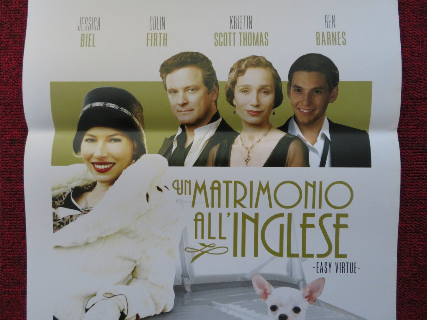 EASY VIRTUE ITALIAN LOCANDINA POSTER JESSICA BIEL COLIN FIRTH 2008 Rendezvous Cinema Movie posters