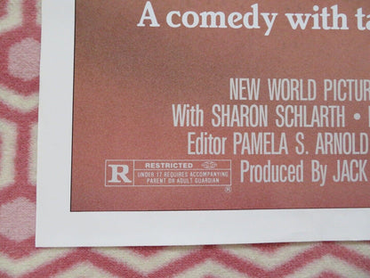 EAT & RUN FOLDED US ONE SHEET POSTER RON SILVER SHARON SCHLARTH 1986 Movie posters