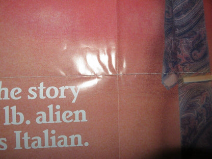 EAT & RUN FOLDED US ONE SHEET POSTER RON SILVER SHARON SCHLARTH 1986 Movie posters