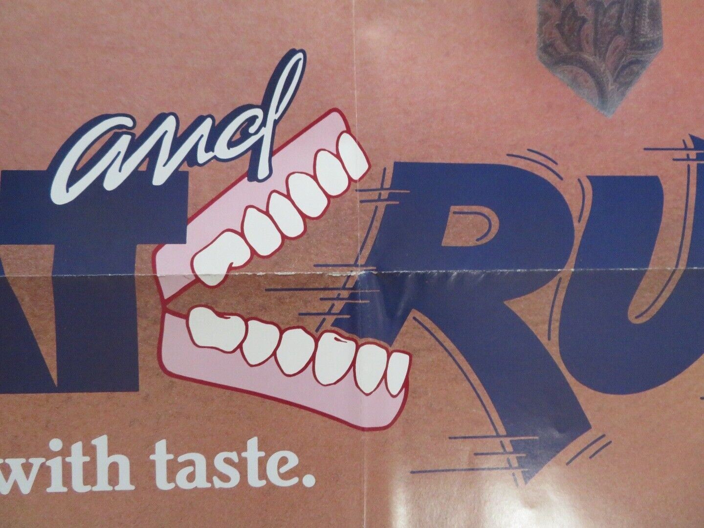 EAT & RUN FOLDED US ONE SHEET POSTER RON SILVER SHARON SCHLARTH 1986 Movie posters