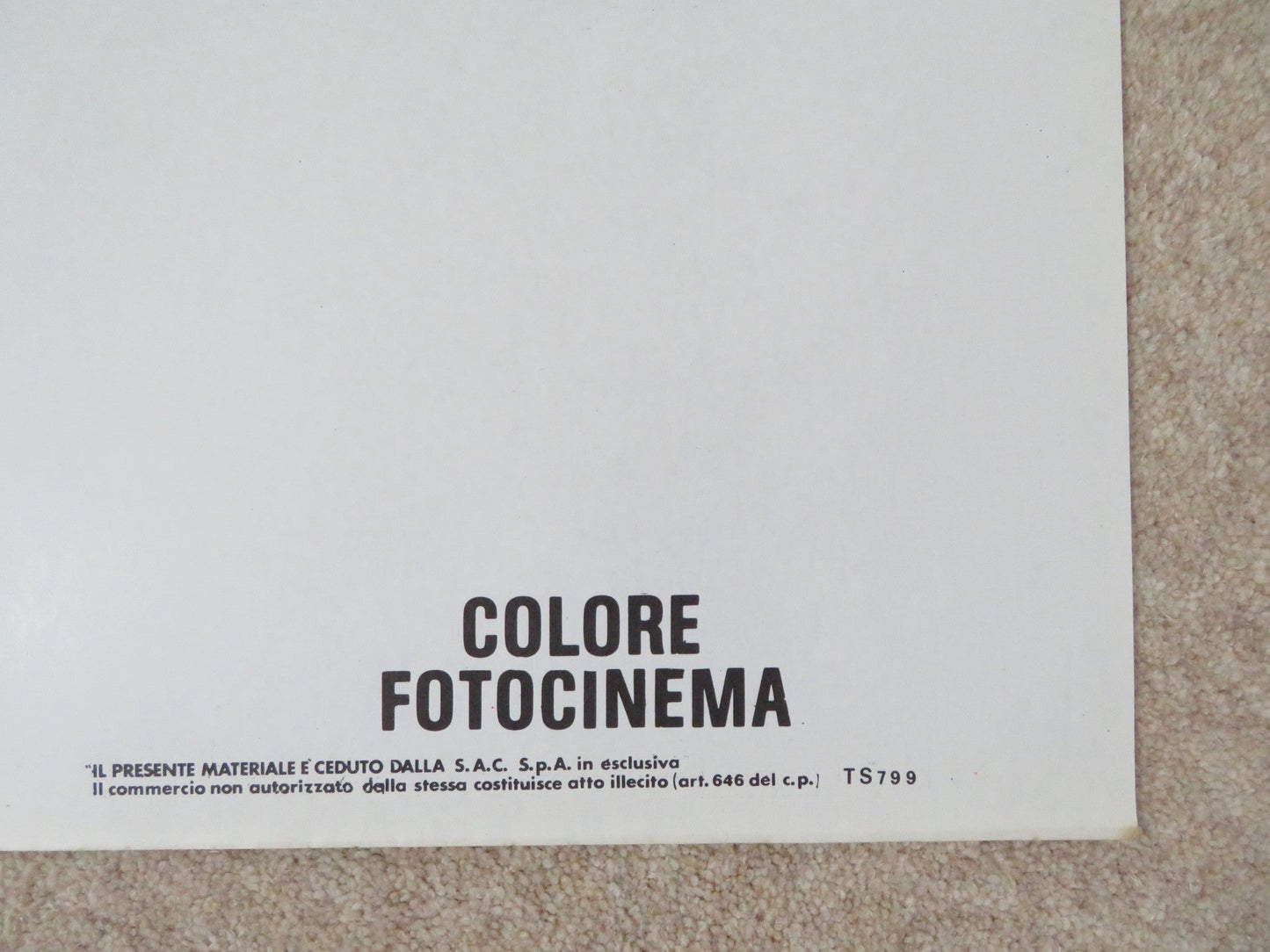 EAT THE RICH ITALIAN 2 FOGLIO POSTER NOSHER POWELL KEVIN ALLEN 1987 Rendezvous Cinema Movie posters