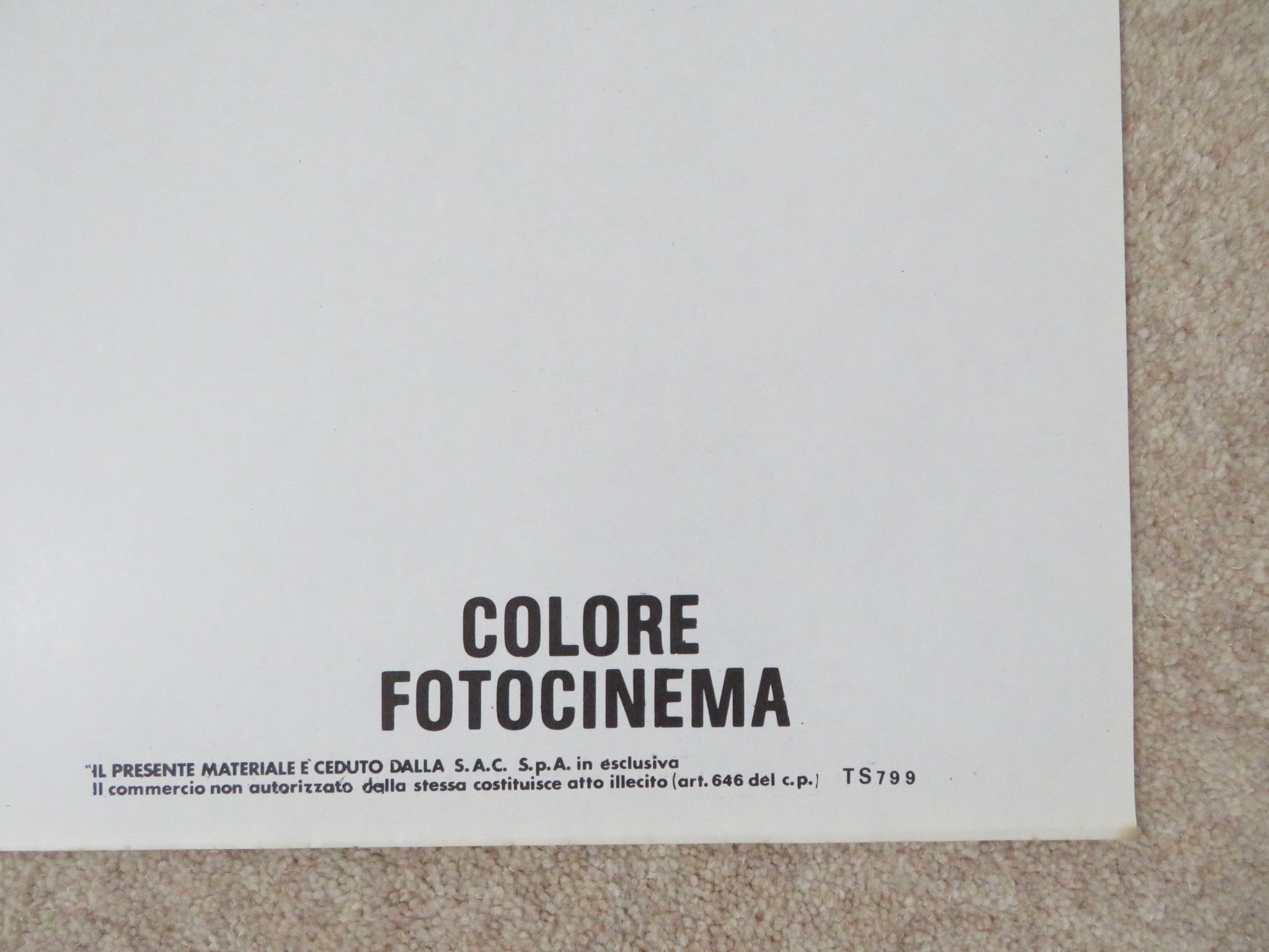 EAT THE RICH ITALIAN 2 FOGLIO POSTER NOSHER POWELL KEVIN ALLEN 1987 Rendezvous Cinema Movie posters