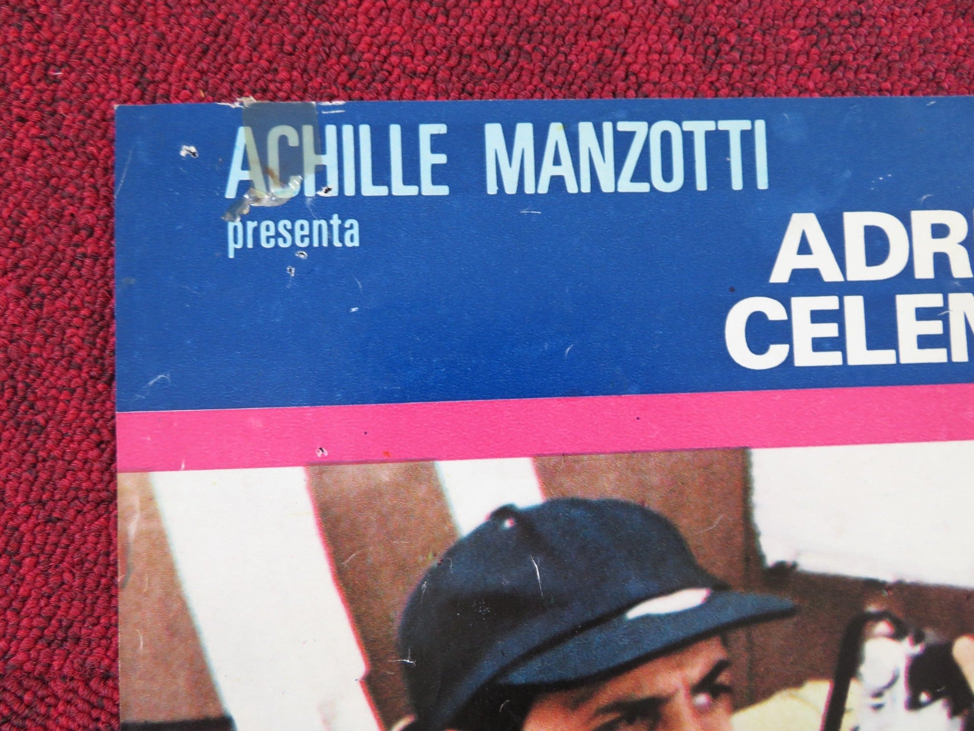 ECCO NOI PER ESEMPIO ITALIAN FOGLIO POSTER ADRIANO CELENTANO POZZETTO 1977 Rendezvous Cinema Movie posters