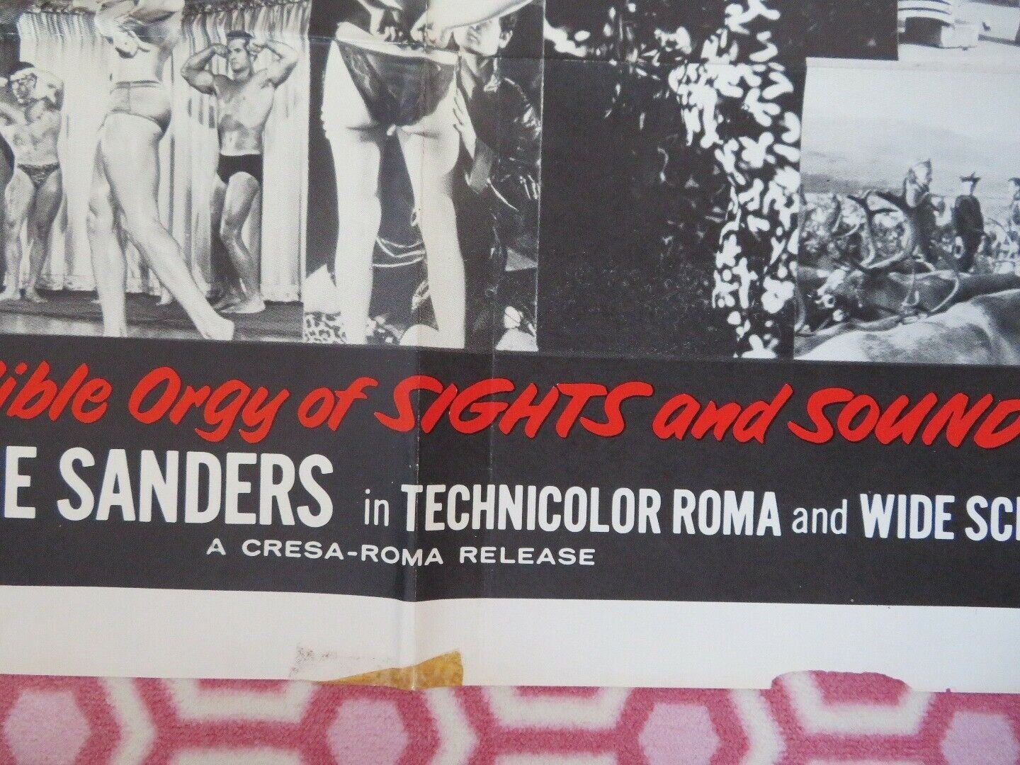 ECCO / THIS SHOCKING WORLD US ONE SHEET POSTER GEORGE SANDERS 1963 - Rendezvous Cinema