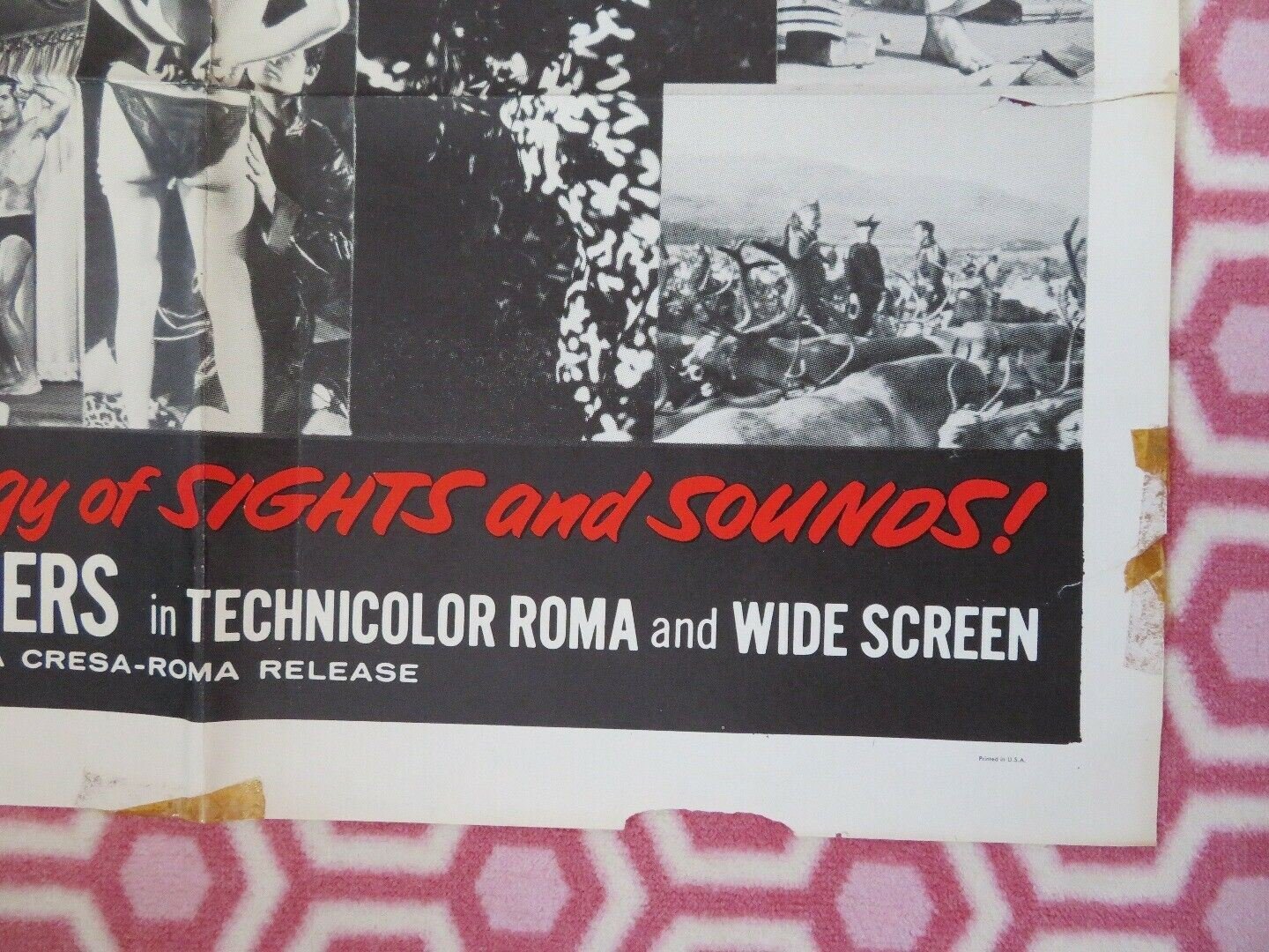 ECCO / THIS SHOCKING WORLD US ONE SHEET POSTER GEORGE SANDERS 1963 - Rendezvous Cinema