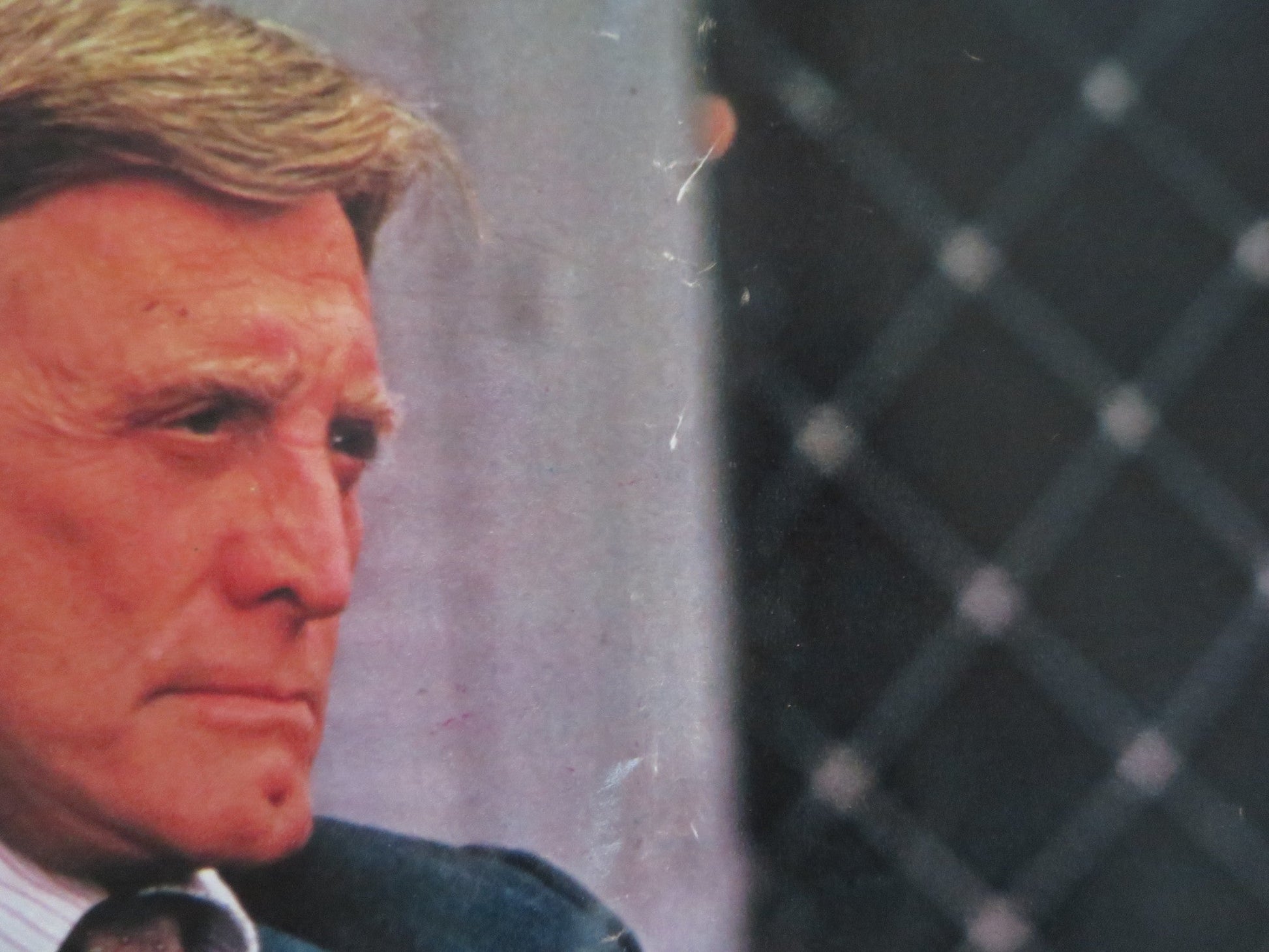EDDIE MACON'S RUN - A ITALIAN FOTOBUSTA POSTER KIRK DOUGLAS JOHN SCHNEIDER 1983 Rendezvous Cinema Movie posters
