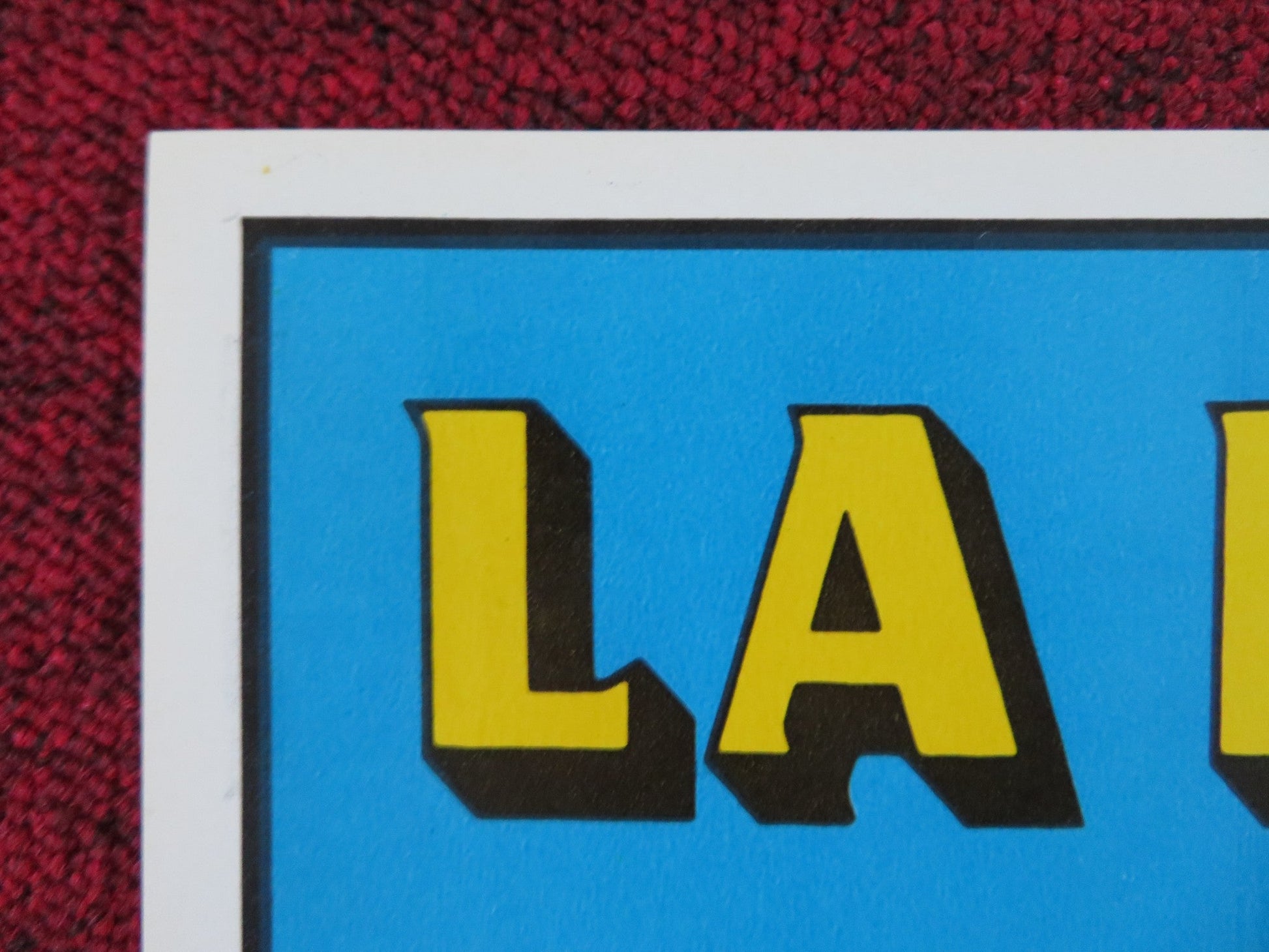 EDDIE MACON'S RUN - A ITALIAN FOTOBUSTA POSTER KIRK DOUGLAS JOHN SCHNEIDER 1983 Rendezvous Cinema Movie posters