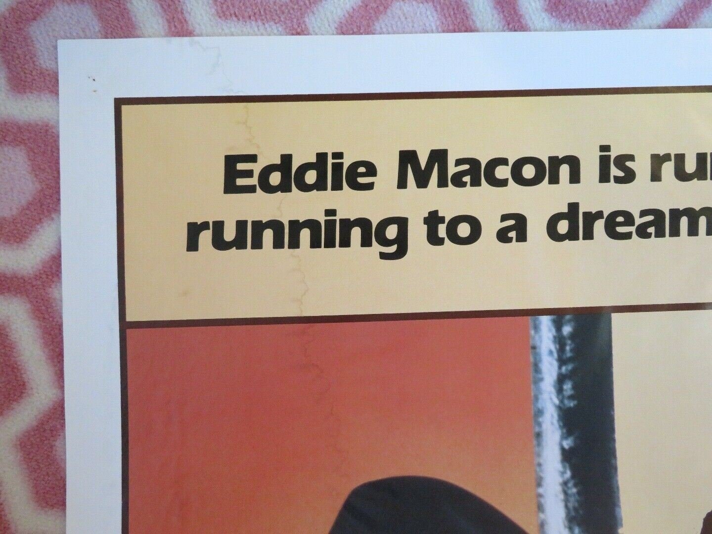 EDDIE MACON'S RUN FOLDED US ONE SHEET POSTER KIRK DOUGLAS JOHN SCHNEIDER 1983 Movie posters