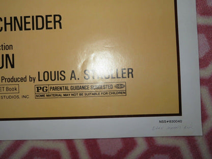 EDDIE MACON'S RUN FOLDED US ONE SHEET POSTER KIRK DOUGLAS JOHN SCHNEIDER 1983 Movie posters