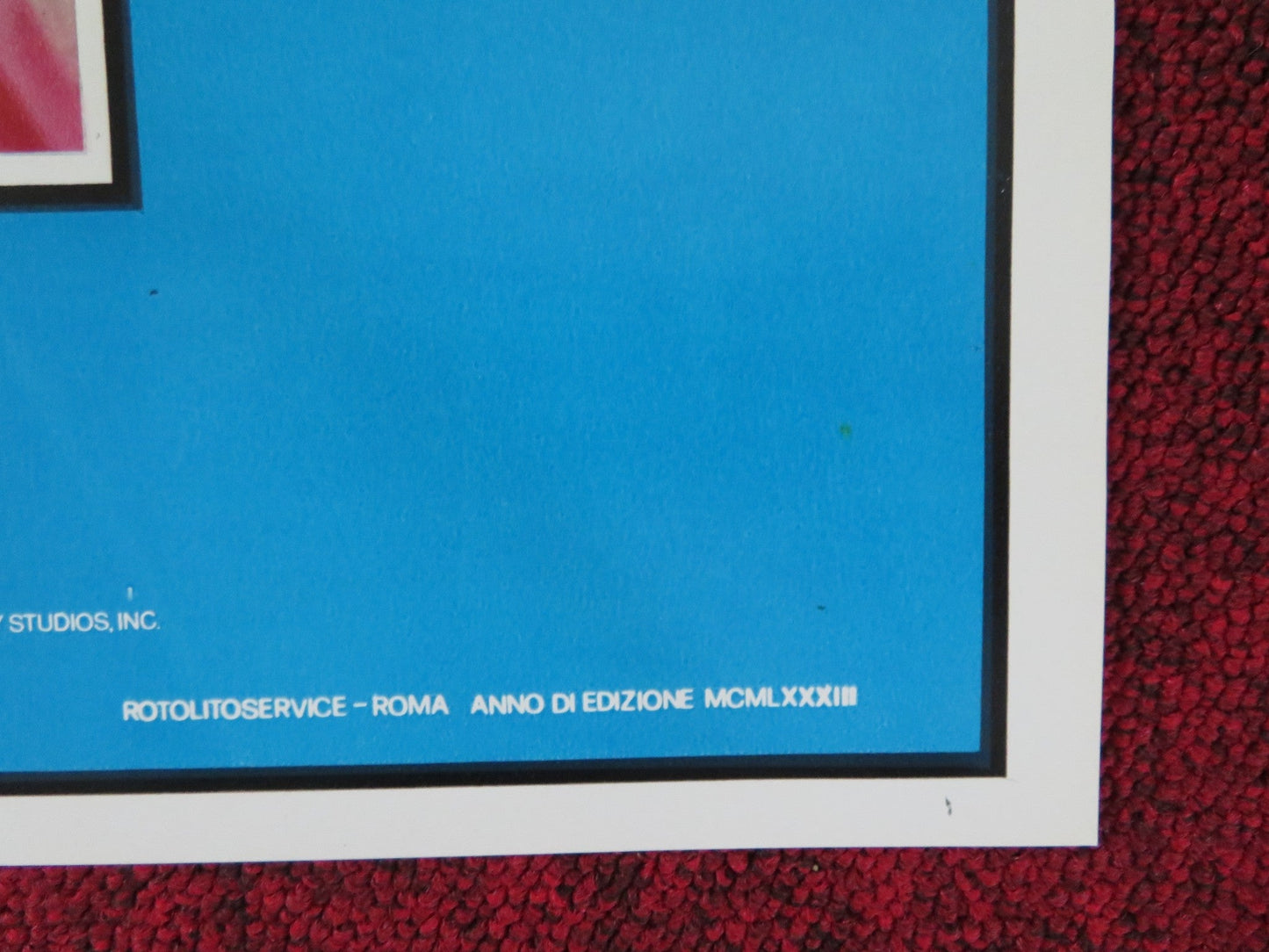 EDDIE MACON'S RUN - G ITALIAN FOTOBUSTA POSTER KIRK DOUGLAS JOHN SCHNEIDER 1983 Rendezvous Cinema Movie posters
