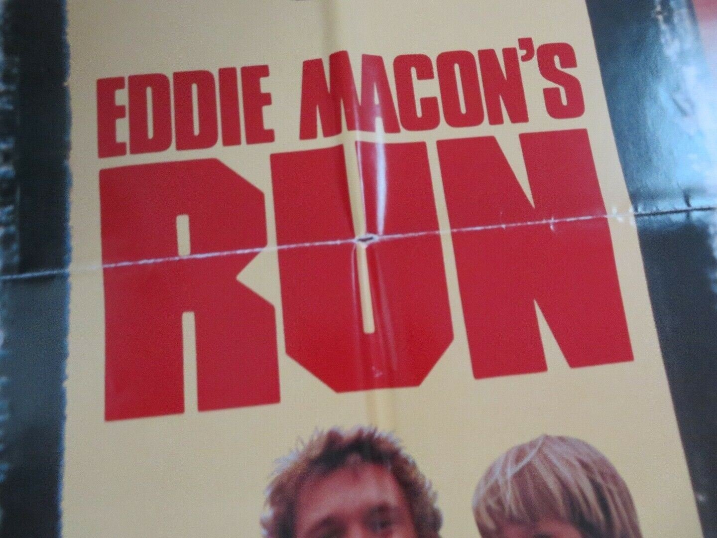 EDDIE MACONS RUN US ONE SHEET POSTER KIRK DOUGLAS JOHN SCHNEIDER 1983 Movie posters