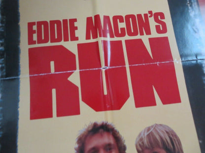 EDDIE MACONS RUN US ONE SHEET POSTER KIRK DOUGLAS JOHN SCHNEIDER 1983 Movie posters