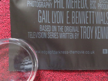 EDGE OF DARKNESS - B UK QUAD (30"x 40") ROLLED POSTER MEL GIBSON 2010 Rendezvous Cinema Movie posters