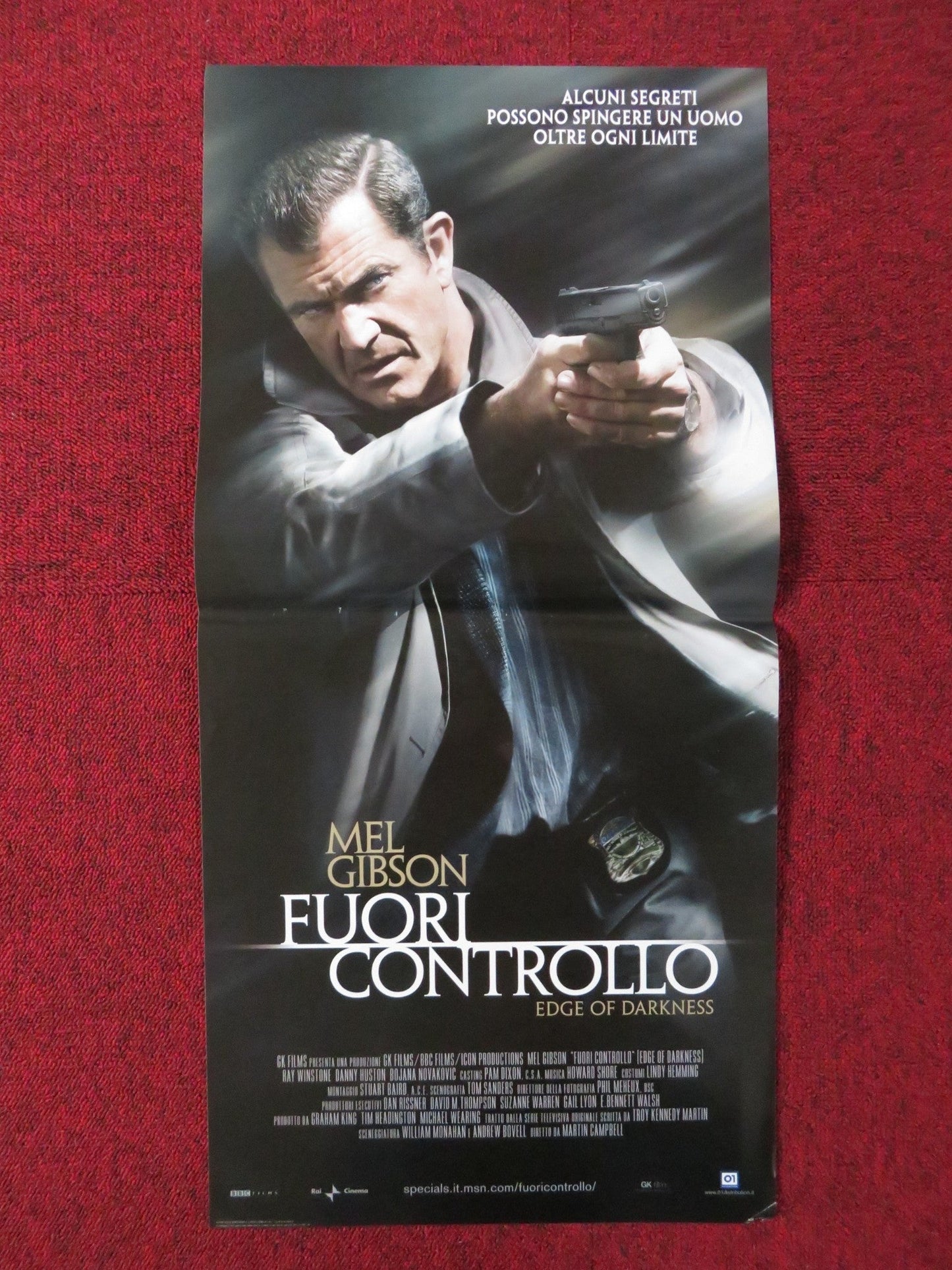 EDGE OF DARKNESS ITALIAN LOCANDINA POSTER MEL GIBSON RAY WINSTONE 2010 Rendezvous Cinema Movie posters