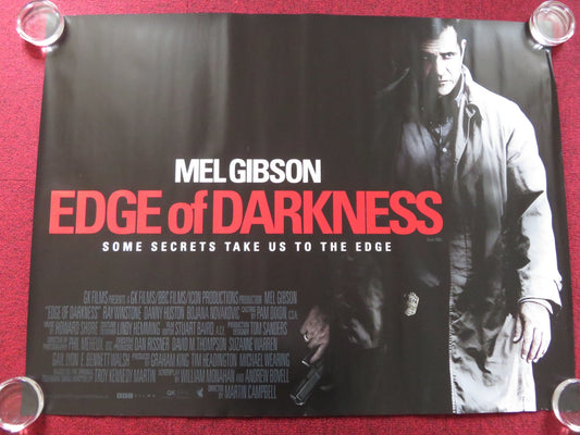 EDGE OF DARKNESS UK QUAD (30"x 40") ROLLED POSTER MEL GIBSON RAY WINSTONE 2010 Rendezvous Cinema Movie posters
