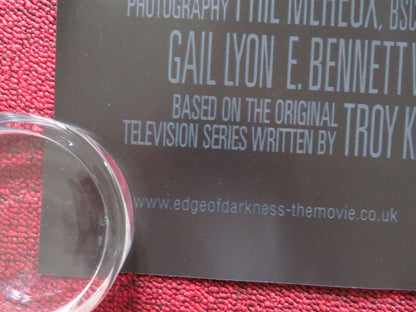 EDGE OF DARKNESS UK QUAD (30"x 40") ROLLED POSTER MEL GIBSON RAY WINSTONE 2010 Rendezvous Cinema Movie posters