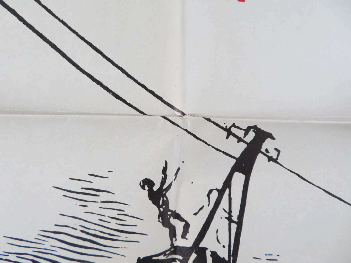 EDGE OF ETERNITY FOLDED US ONE SHEET POSTER CORNEL WILDE VICTORIA SHAW 1959 Rendezvous Cinema Movie posters