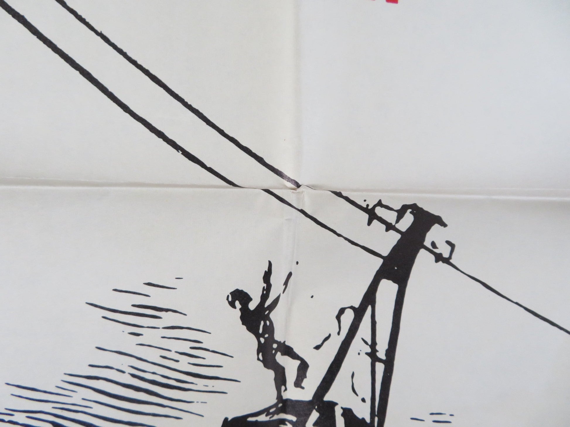 EDGE OF ETERNITY FOLDED US ONE SHEET POSTER CORNEL WILDE VICTORIA SHAW 1959 Rendezvous Cinema Movie posters