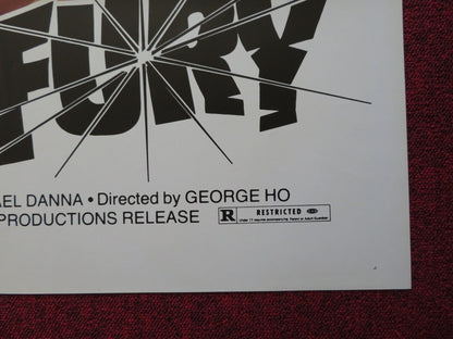 EDGE OF FURY FOLDED US ONE SHEET POSTER BRUCE LI KUNG FU ANDREW SAGE 1978 Rendezvous Cinema Movie posters