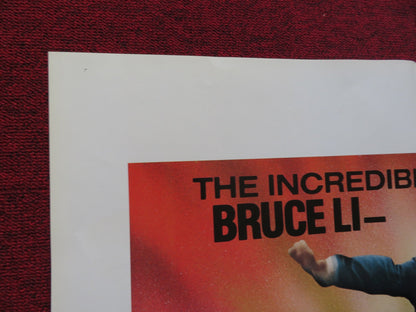 EDGE OF FURY FOLDED US ONE SHEET POSTER BRUCE LI KUNG FU ANDREW SAGE 1978 Rendezvous Cinema Movie posters