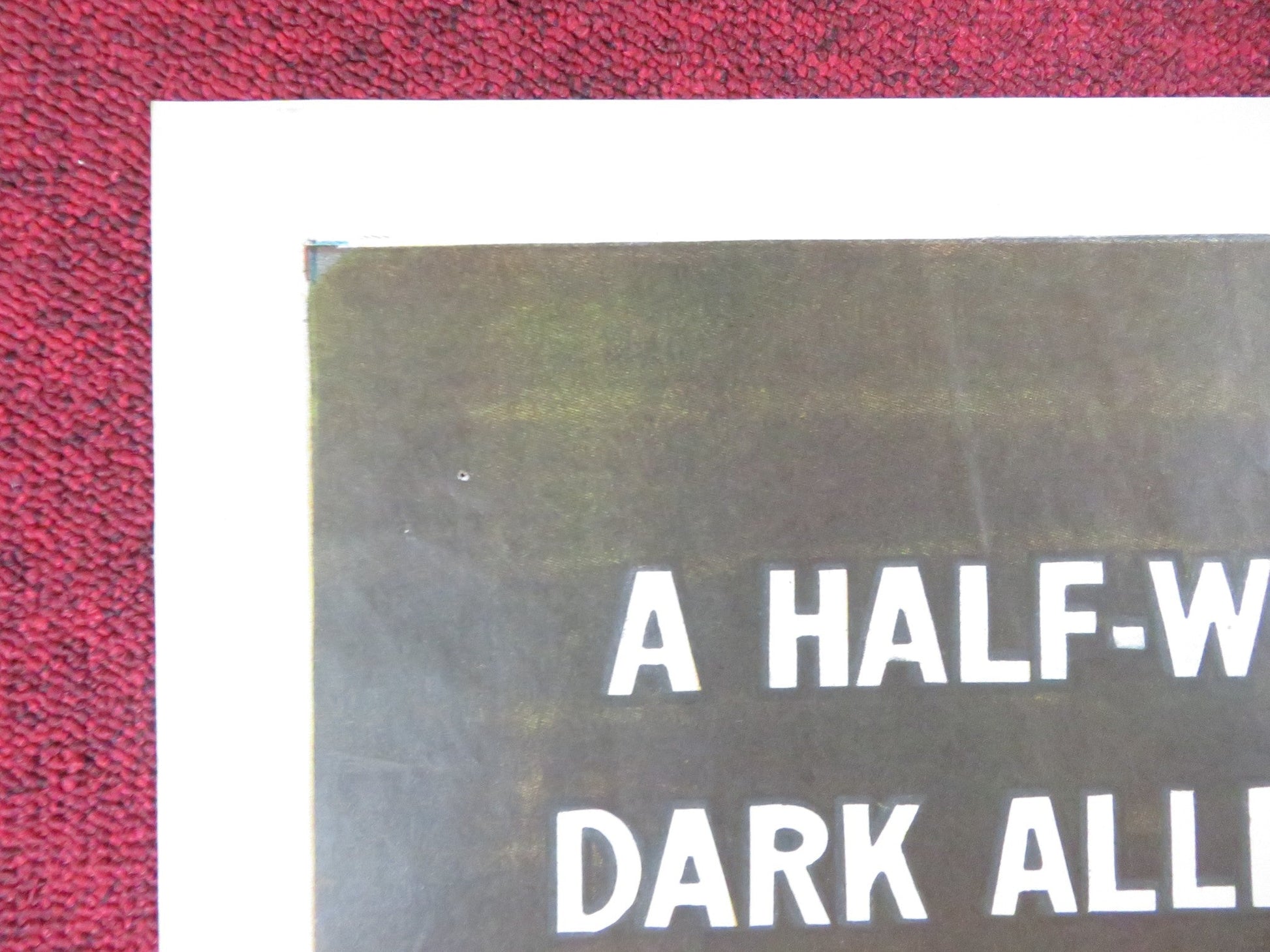 EDGE OF HELL FOLDED US ONE SHEET POSTER HUGO HAAS FRANCESCA DE SCAFFA 1956 Rendezvous Cinema Movie posters