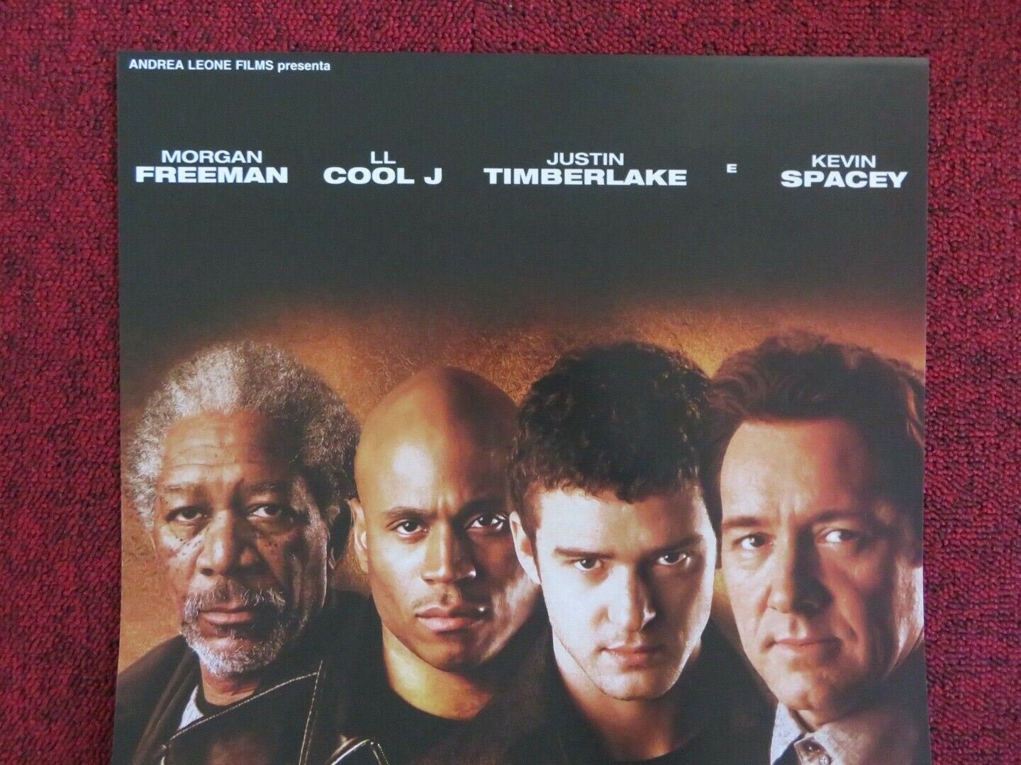 EDISON CITY ITALIAN LOCANDINA (26.5"x12.5") POSTER MORGAN FREEMAN 2005 - Rendezvous Cinema