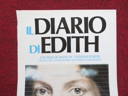 EDITHS TAGEBACH ITALIAN LOCANDINA POSTER ANGELA WINKLER VADIM GLOWNA 1984 Rendezvous Cinema Movie posters