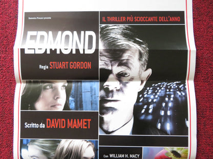 EDMOND ITALIAN LOCANDINA POSTER WILLIAM H. MACY FRANCES BAY 2005 Rendezvous Cinema Movie posters