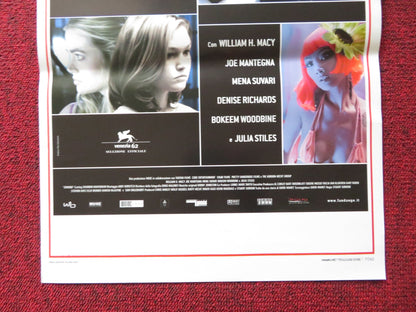 EDMOND ITALIAN LOCANDINA POSTER WILLIAM H. MACY FRANCES BAY 2005 Rendezvous Cinema Movie posters