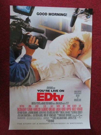 EDTV US ONE SHEET ROLLED POSTER MATTHEW MCCONAUGHEY GEOFFREY BLAKE 1999 Movie posters