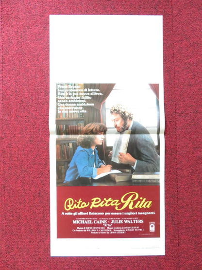 EDUCATING RITA ITALIAN LOCANDINA POSTER MICHAEL CAINE JULIE WALTERS 1983 Rendezvous Cinema Movie posters