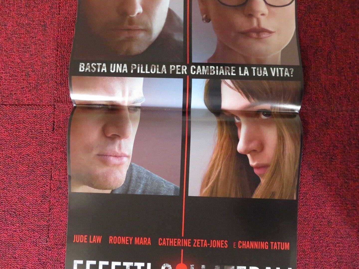 EFFETTI COLLATERALI / SIDE EFFECTS ITALIAN LOCANDINA (26.5"x12.5") POSTER 2013 - Rendezvous Cinema
