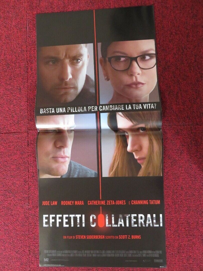 EFFETTI COLLATERALI / SIDE EFFECTS ITALIAN LOCANDINA (26.5"x12.5") POSTER 2013 - Rendezvous Cinema
