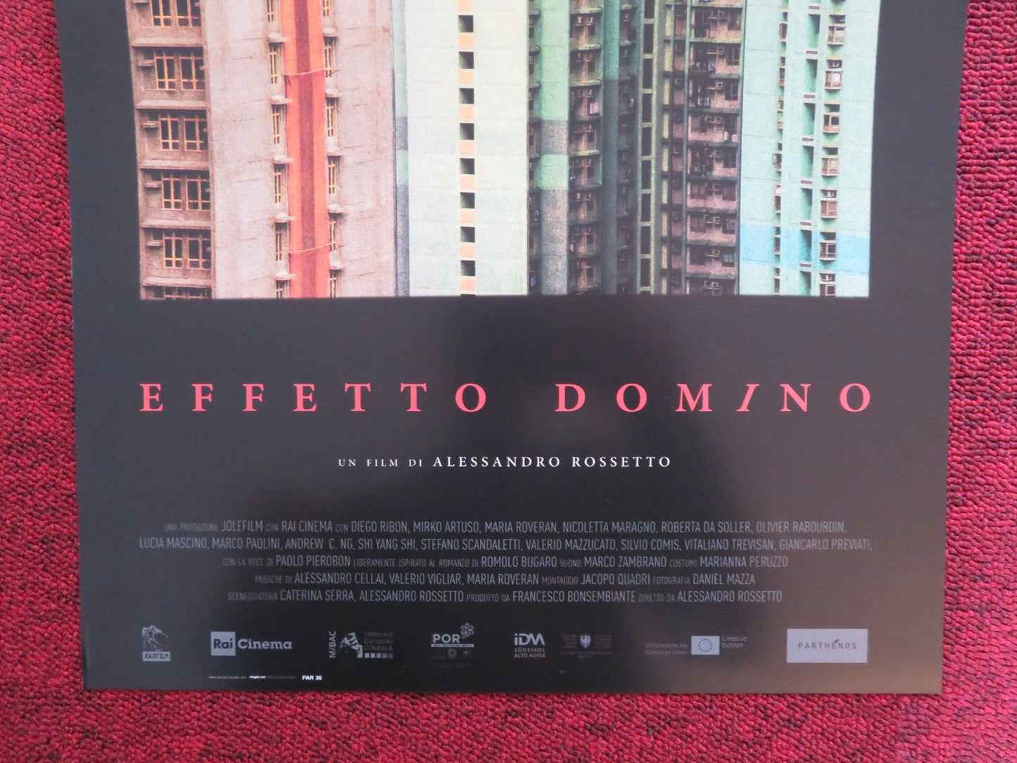 EFFETTO DOMINO ITALIAN LOCANDINA POSTER DIEGO RIBON MIRKO ARTUSO 2019 Rendezvous Cinema Movie posters