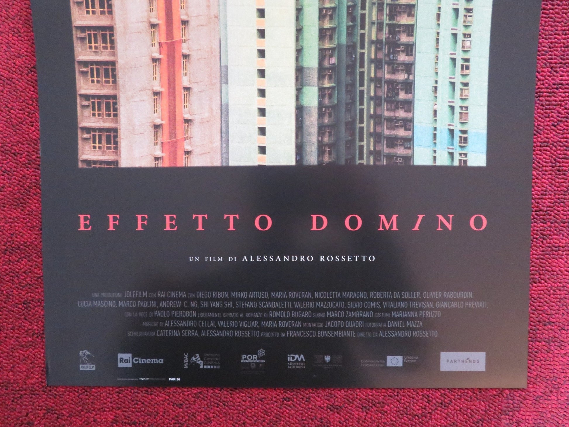 EFFETTO DOMINO ITALIAN LOCANDINA POSTER DIEGO RIBON MIRKO ARTUSO 2019 Rendezvous Cinema Movie posters