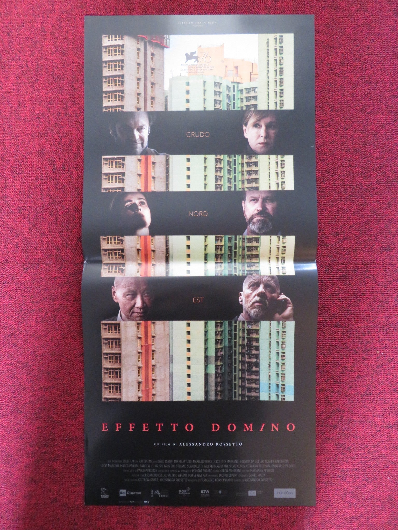 EFFETTO DOMINO ITALIAN LOCANDINA POSTER DIEGO RIBON MIRKO ARTUSO 2019 Rendezvous Cinema Movie posters
