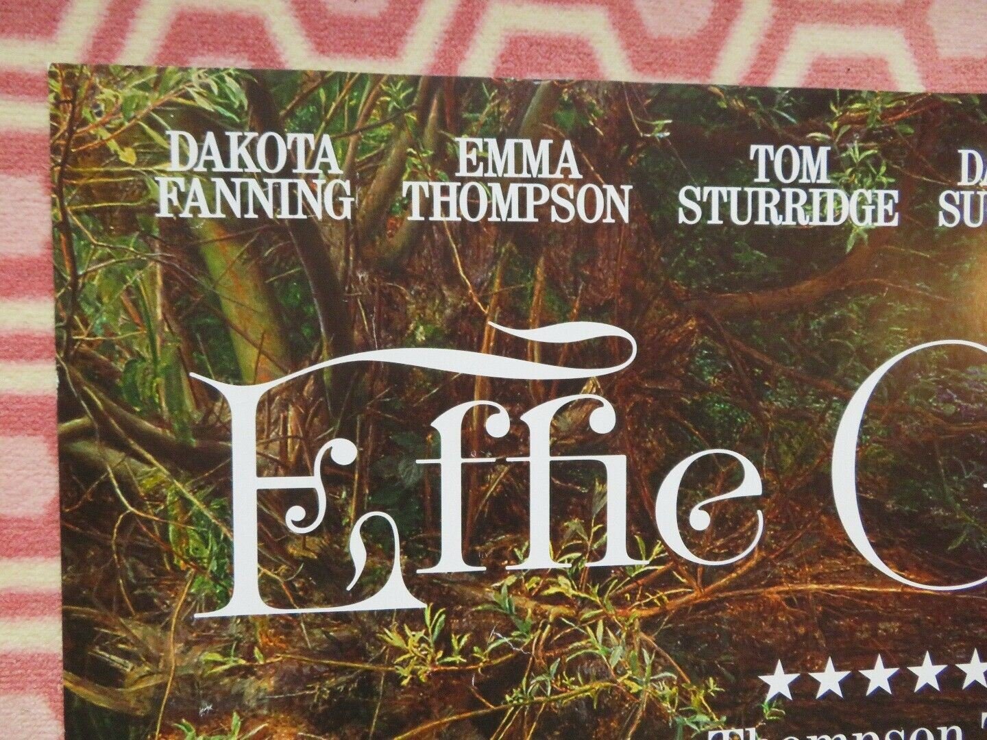 EFFIE GRAY QUAD (30"x 40") ROLLED POSTER DAKOTA FANNING EMMA THOMPSON 2014 Movie posters
