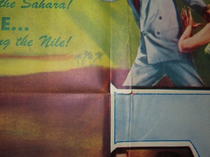EGYPT BY 3 FOLDED US ONE SHEET POSTER JOSEPH COTTEN ANN STANVILLE 1953 Movie posters