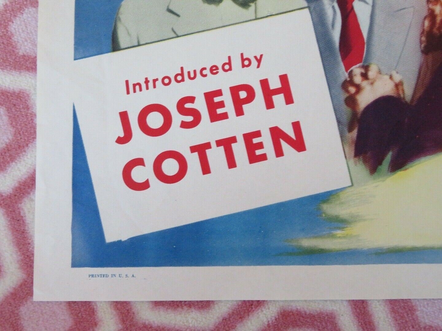 EGYPT BY 3 FOLDED US ONE SHEET POSTER JOSEPH COTTEN ANN STANVILLE 1953 Movie posters